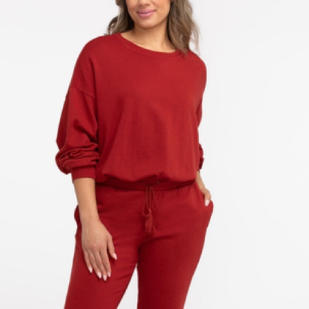 Cleo Fleece Dolman Sleeve Sweatshirt
